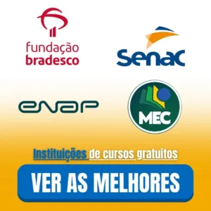 melhores instituições com cursos gratuitos