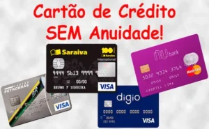 Cartão de crédito sem anuidade