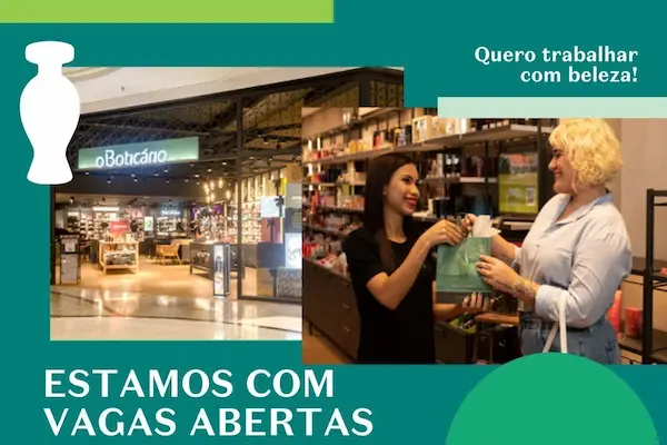 Vagas abertas O Boticário