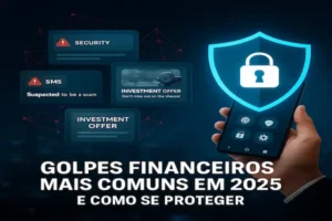 golpes financeiros mais comuns em 2025 e como se proteger