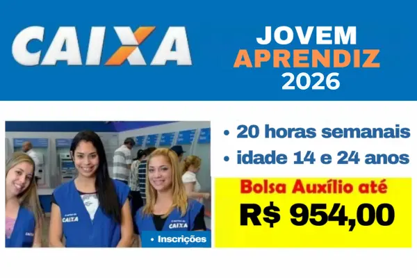 Jovem Aprendiz Caixa 2026